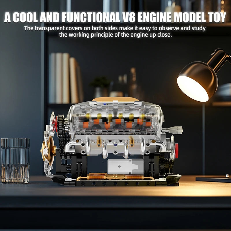 Smart V-Engine Car Building Set