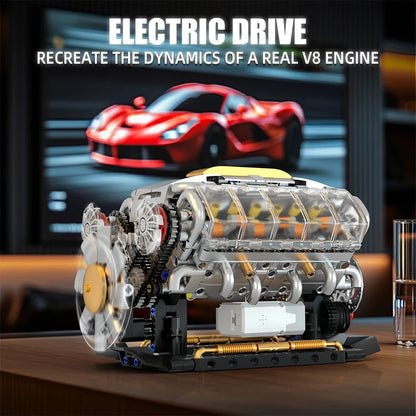 Smart V-Engine Car Building Set